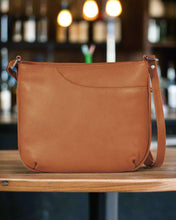 Load image into Gallery viewer, Avery Leather Crossbody Bag in Tan colour