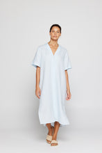 Load image into Gallery viewer, By Ridley Jamie Dress Ocean Color Front View