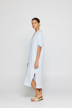 Load image into Gallery viewer, By Ridley Jamie Dress Ocean Color Right Side View