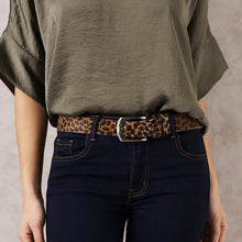 Load image into Gallery viewer, Carolina Soft Leather Jeans Belt - Giraffe
