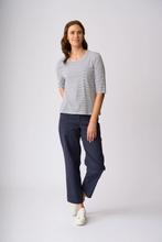 Load image into Gallery viewer, Charlie Jane - Scarborough Tee - Stripe colour front shot