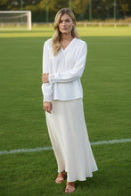 Load image into Gallery viewer, Cream - Delia Blouse - Snow White colour front shot