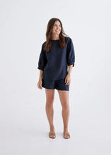 Load image into Gallery viewer, Devina Louise - Laura Top in Navy colour front view