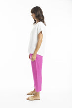 Load image into Gallery viewer, Escape by OQ - Linen Pant - Pink colour side shot