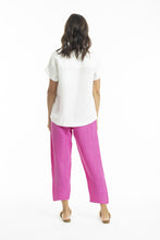 Load image into Gallery viewer, Escape by OQ - Linen Pant - Pink colour back shot