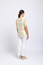 Load image into Gallery viewer, Foil - Afternoon Delight Top in Mandala colour back shot