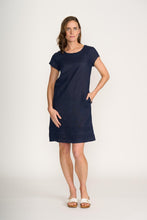 Load image into Gallery viewer, Foil - Crowd Pleaser Dress - Eclipse colour front shot