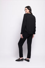 Load image into Gallery viewer, Foil - Deeply Involved Top - Black colour back shot