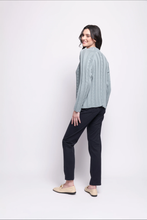 Load image into Gallery viewer, Foil - Feeling Connected Sweater - Duck Egg colour back shot