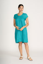 Load image into Gallery viewer, Foil - Festival Dress - Aquatic colour front shot