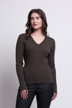 Load image into Gallery viewer, Foil - Finer Things Sweater - Pine Forest Marle Colour Front View