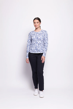 Load image into Gallery viewer, Foil - Full Monty Trapeze Trouser - True Navy colour front shot