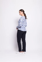 Load image into Gallery viewer, Foil - Full Monty Trapeze Trouser - True Navy colour back shot