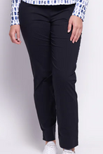 Load image into Gallery viewer, Foil - Full Monty Trapeze Trouser - True Navy colour front closed up shot