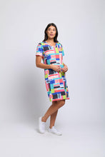 Load image into Gallery viewer, Foil - Here Comes Summer Dress - Building Blocks style side shot