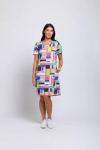 Load image into Gallery viewer, Foil - Here Comes Summer Dress - Building Blocks style front shot