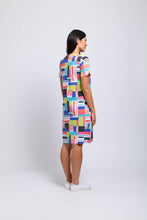 Load image into Gallery viewer, Foil - Here Comes Summer Dress - Building Blocks style back shot