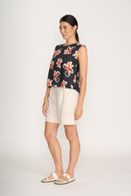 Load image into Gallery viewer, Foil - Its Only Natural Top - Flower Doodle colour side shot