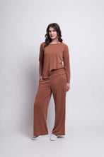 Load image into Gallery viewer, Foil - So-Fa So Good Top - Sienna luxe lounge top