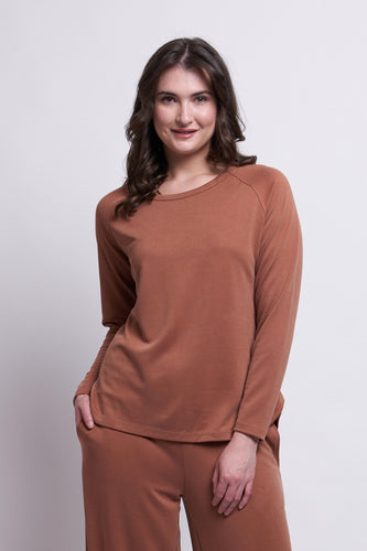 Foil - So-Fa So Good Top - Sienna luxe lounge top