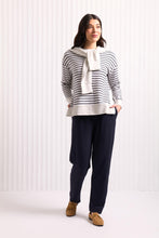 Load image into Gallery viewer, Foil - Software Upgrade Zip Sweater - Stripe colour front shot