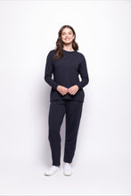 Load image into Gallery viewer, Foil - Software Upgrade Zip Sweater - True Navy colour front shot