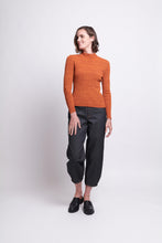 Load image into Gallery viewer, Foil - Space Jam Top - Auburn/ Squash Colour Front View