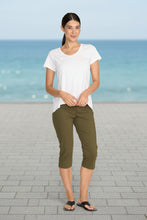 Load image into Gallery viewer, Foil - Split Enz Pant - Kelp colour front shot