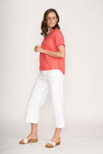 Load image into Gallery viewer, Foil - V Benefits Top - Melon colour side shot