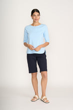 Load image into Gallery viewer, Foil - Shore Bet Top - Ice Blue colour front shot