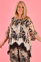 Load image into Gallery viewer, Go Girl - Stella Silk Top - Rossa Flame colour front shot