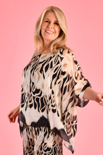 Load image into Gallery viewer, Go Girl - Stella Silk Top - Rossa Flame colour side shot