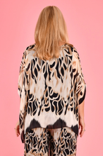 Load image into Gallery viewer, Go Girl - Stella Silk Top - Rossa Flame colour back shot
