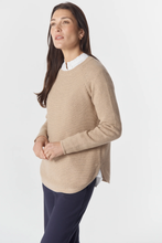 Load image into Gallery viewer, Goondiwindi Cotton - The Classic Crew Neck Raglan Jumper - Breccia colour side shot