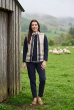 Load image into Gallery viewer, Goondiwindi Cotton - The Heritage Quilted Vest - Birch Check colour front shot