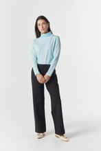 Load image into Gallery viewer, Goondiwindi Cotton - The Traditional Cotton Skivvy - Skyride Blue colour front shot