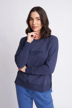 Load image into Gallery viewer, Goondiwindi Cotton Rugby Sweater in Navy colour front shot