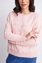 Load image into Gallery viewer, Goondiwindi Cotton Rugby Sweater in Pale Pink colour front closed up shot
