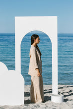 Load image into Gallery viewer, Salt Oversized Blazer Sand Color Left Side View