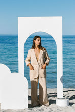 Load image into Gallery viewer, Salt Oversized Blazer Sand Color Front View
