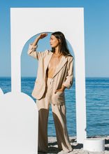 Load image into Gallery viewer, Salt Oversized Blazer Sand Color Front View