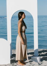 Load image into Gallery viewer, Salt Bandeau Top Sand Color Left Side View