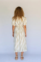 Load image into Gallery viewer, Hobo & Hatch - Estelle Wrap Dress in Island Stripe colour back shot