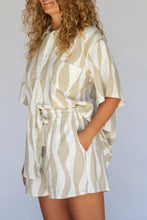 Load image into Gallery viewer, Hobo & Hatch - Mila Shirt in Island Stripe colour side shot