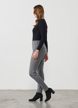 Load image into Gallery viewer, Holmes and Fallon Pant - 2 Vertical Zips - Grey colour side shot