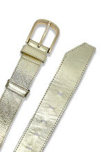 Load image into Gallery viewer, Carolina Soft Leather Jeans Belt - Gold Color