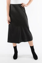 Load image into Gallery viewer, Jump - Bias Satin Midi-Length Skirt