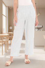 Load image into Gallery viewer, Jump - Core Stripe Pant - Basil/ White colour front shot