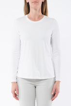 Load image into Gallery viewer, Jump - Crew Neck Tee - White long-sleeved round neck