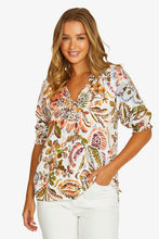 Load image into Gallery viewer, Jump - Desert Bloom Top Multi colored front shot